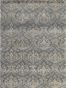 Rugs Wool Rugs 8x10 8" X10" X 0.5" Gray Wool Area Rug 4117 HomeRoots