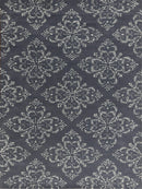 Rugs Wool Rugs 8x10 8" X10" X 0.5" Gray Wool Area Rug 4122 HomeRoots