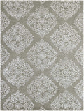 Rugs Wool Rugs 8x10 8" X10" X 0.5" Gray Wool Area Rug 4123 HomeRoots