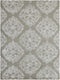 Rugs Wool Rugs 8x10 8" X10" X 0.5" Gray Wool Area Rug 4123 HomeRoots