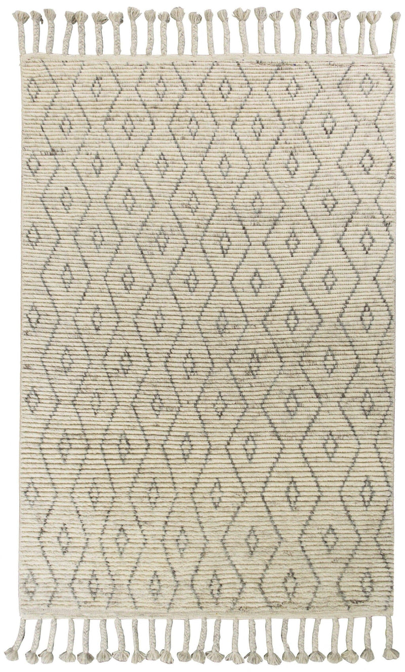 Rugs Wool Rugs For Sale 5' x 8' Wool Natural Area Rug 161 HomeRoots