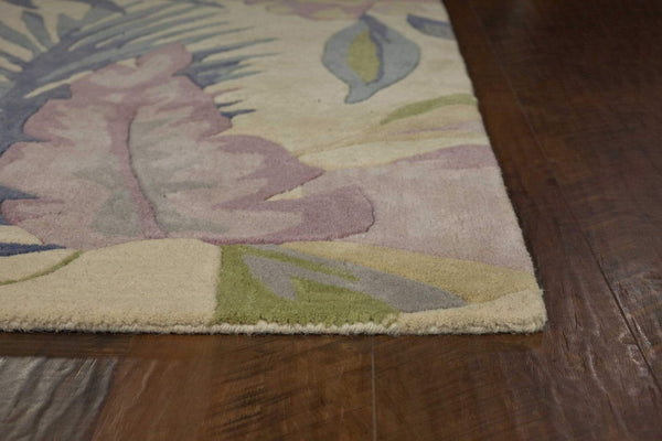 Rugs Woven Rug - 30" X 120" X 0.'5" Pastel Wool Rug HomeRoots