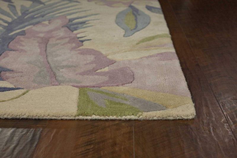 Rugs Woven Rug - 30" X 120" X 0.'5" Pastel Wool Rug HomeRoots