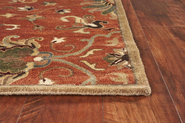 Rugs Woven Rug - 39" X 63" X 0.'5" Sienna Wool Rug HomeRoots