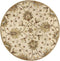 Rugs Woven Rug - 66" X 66" X 0.'5" Champagne Wool Rug HomeRoots
