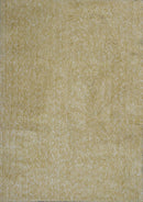 Rugs Yellow Area Rug - 3'3" x 5'3" Polyester Yellow Heather Area Rug HomeRoots