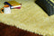 Rugs Yellow Area Rug - 5' x 7' Polyester Yellow Heather Area Rug HomeRoots