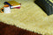 Rugs Yellow Area Rug - 7'6" X 9'6" Polyester Yellow Heather Area Rug HomeRoots