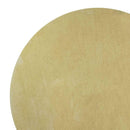 Rugs Yellow Area Rug - 8' Round Polyester Canary Yellow Area Rug HomeRoots