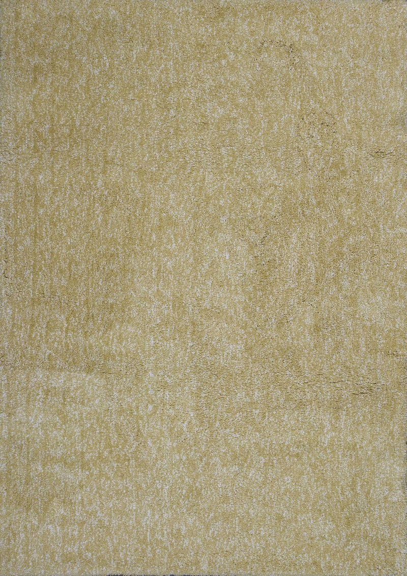 Rugs Yellow Area Rug - 9' x 13' Polyester Yellow Heather Area Rug HomeRoots