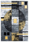 Rugs Yellow Rug - 22" x 32" x 0.5" Yellow Olefin/Polypropylene Accent Rug HomeRoots