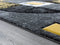 Rugs Yellow Rug - 31" x 50" x 0.5 Yellow Olefin/Polypropylene Mat Rug HomeRoots