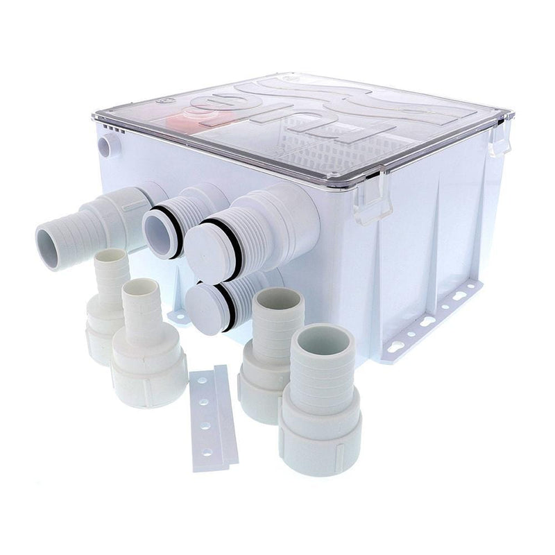 Rule Shower Drain Box w-1100 GPH Pump - 24V [99B-24]-Marine Sanitation-JadeMoghul Inc.