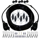 Rupp Triple Rigging Kit W-Lok-Ups & Nok-Outs - 520' Black Mono Cord [CA-0160-MO]-Outrigger Accessories-JadeMoghul Inc.