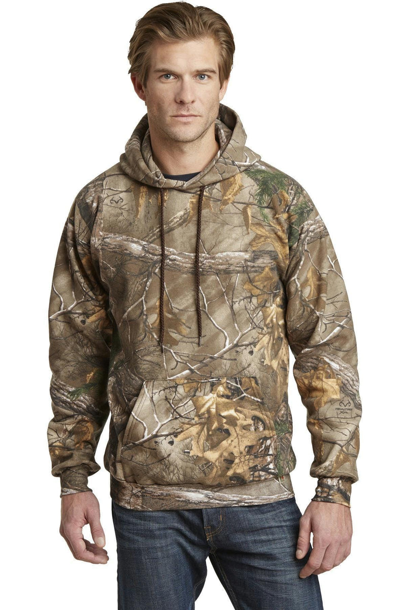 Russell Outdoors- Realtree Pullover Hooded Sweatshirt. S459R-Sweatshirts/Fleece-Realtree Xtra-3XL-JadeMoghul Inc.