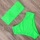 RUUHEE Bandage Bikini Swimwear Women Swimsuit High Waist Bikini Set 2021 Bathing Suit Push Up Maillot De Bain Femme Beachwear AExp