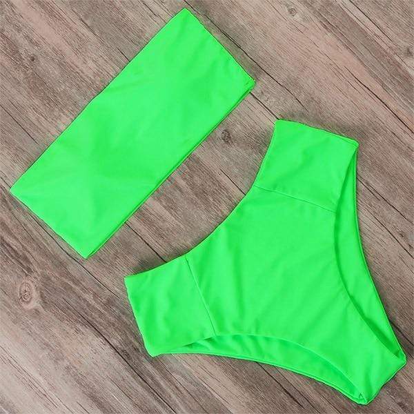 RUUHEE Bandage Bikini Swimwear Women Swimsuit High Waist Bikini Set 2021 Bathing Suit Push Up Maillot De Bain Femme Beachwear AExp