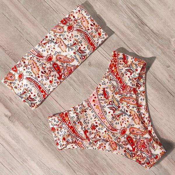 RUUHEE Bandage Bikini Swimwear Women Swimsuit High Waist Bikini Set 2021 Bathing Suit Push Up Maillot De Bain Femme Beachwear AExp