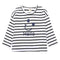 RW-110 Fashion 2017 spring autumn little girls clothes with long sleeves and stripe print with star cotton t-shirts tops tee AExp