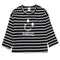 RW-110 Fashion 2017 spring autumn little girls clothes with long sleeves and stripe print with star cotton t-shirts tops tee AExp