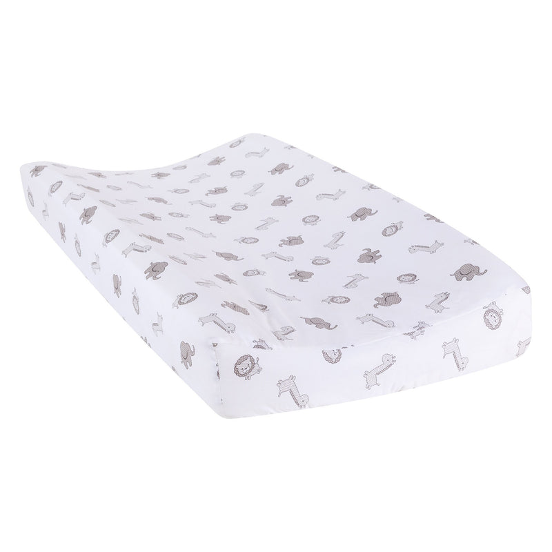 Safari Chevron Animals Changing Pad Cover-SAFARI CVN-JadeMoghul Inc.