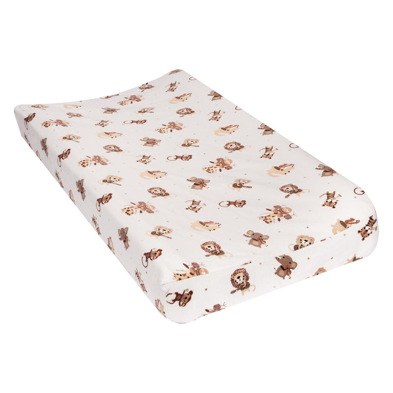 Safari Rock Band Deluxe Flannel Changing Pad Cover-WHIM-U-JadeMoghul Inc.