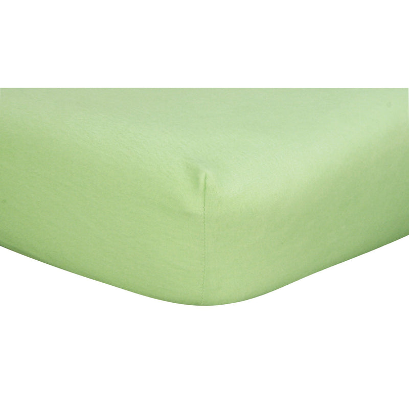 Sage Deluxe Flannel Fitted Crib Sheet-SAGE-JadeMoghul Inc.