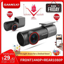 SAMEUO U700 Mini Hidden FHD 1080P Car Dash Cam Front Rear Camera DVR Detector with WiFi FHD Video Recorder 24H Parking Monitor AExp