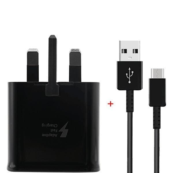 Samsung Galaxy S9 S8 S 8 9 Plus note 8 Originele Adaptieve Fast Charger Travel Adapter EU US 9V1. 67A & 5V2A Quick Charger 3.0-UK adapter and cable-JadeMoghul Inc.