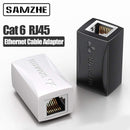 SAMZHE Ethernet Cable Adapter 8P8C RJ45 Lan Cable Extension Connector for Internet Connection Female to Female JadeMoghul Inc. 