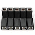 SAMZHE Ethernet Cable Adapter 8P8C RJ45 Lan Cable Extension Connector for Internet Connection Female to Female JadeMoghul Inc. 