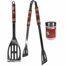 San Francisco 49ers 2pc BBQ Set with Season Shaker-Tailgating Accessories-JadeMoghul Inc.