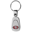 San Francisco 49ers Steel Teardop Key Chain-Sports Key Chain-JadeMoghul Inc.