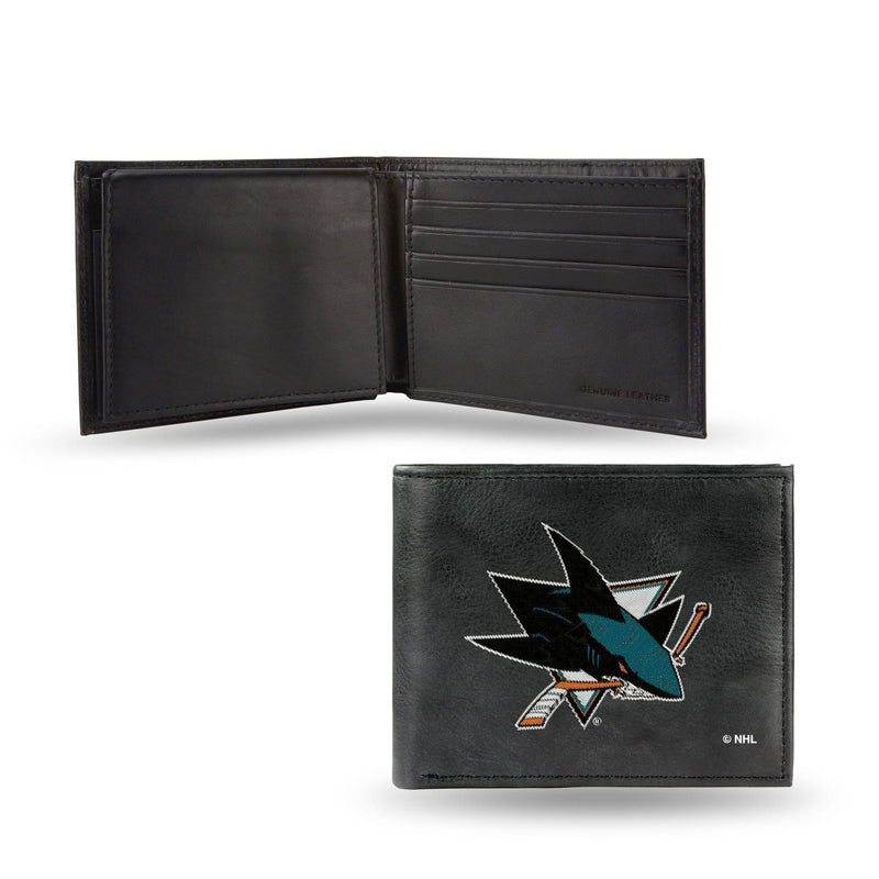 Thin Wallet San Jose Sharks Embroidered Billfold