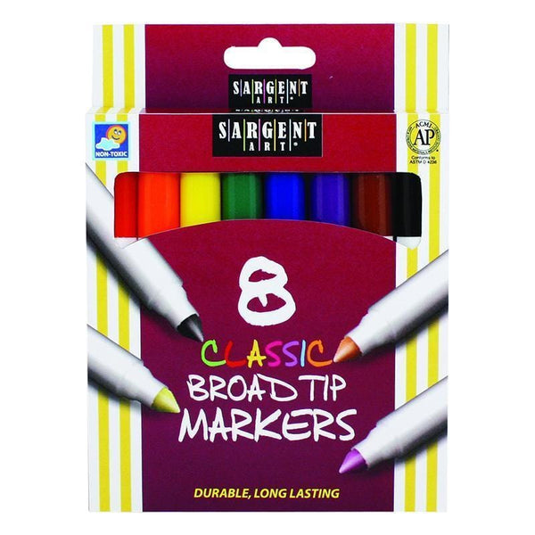 SARGENT ART CLASSIC MARKERS BROAD-Arts & Crafts-JadeMoghul Inc.