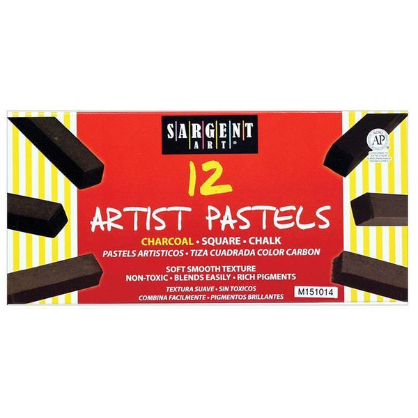 SARGENT ART SQ CHALK 12 CHARCOAL-Arts & Crafts-JadeMoghul Inc.