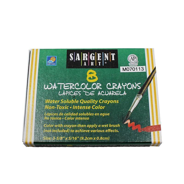 SARGENT ART WATERCOLOR CRAYONS 8CNT-Arts & Crafts-JadeMoghul Inc.