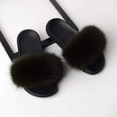 SARSALLYA Fur Slippers Women Real Fox Fur Slides Home Furry Flat Sandals Female Cute Fluffy House Shoes Woman Brand Luxury 2020 JadeMoghul Inc. 