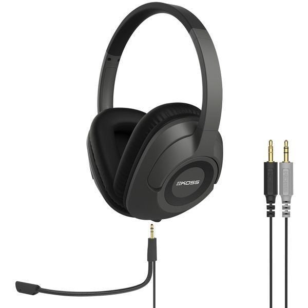 SB42 Full-Size Communication Over-Ear Headset with Detachable Boom Microphone (USB Plug)-Headphones & Headsets-JadeMoghul Inc.