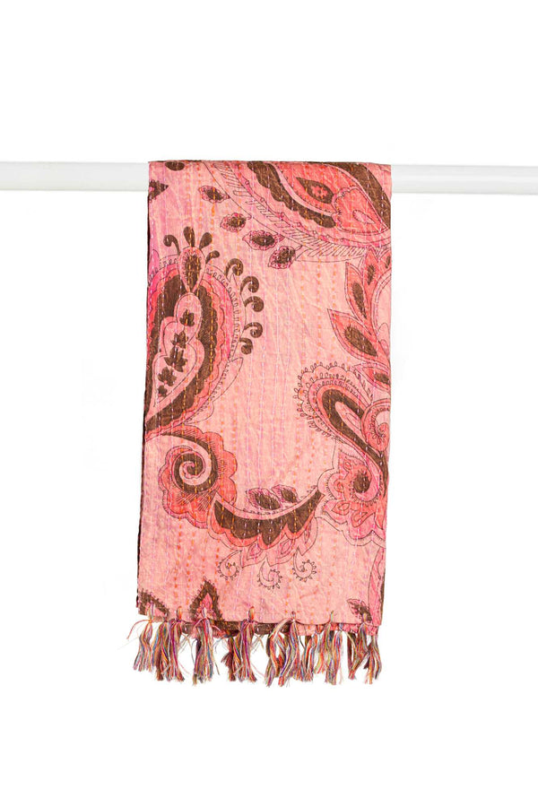 Scarves Designer Scarf 18" x 72" Multi-colored Eclectic, Bohemian, Traditional Scarf 7598 HomeRoots