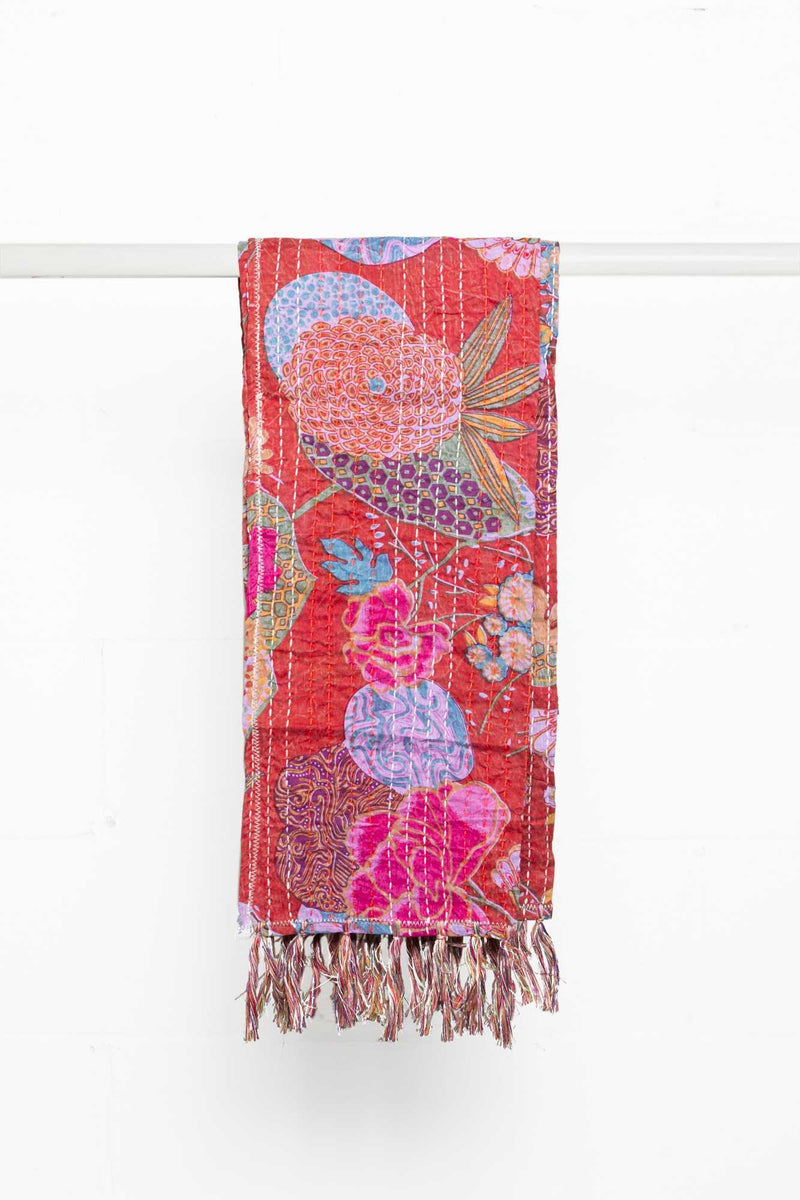 Scarves Designer Scarf 18" x 72" Multi-colored Eclectic, Bohemian, Traditional Scarf 7599 HomeRoots