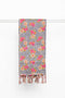 Scarves Designer Scarf 18" x 72" Multi-colored Eclectic, Bohemian, Traditional Scarf 7609 HomeRoots