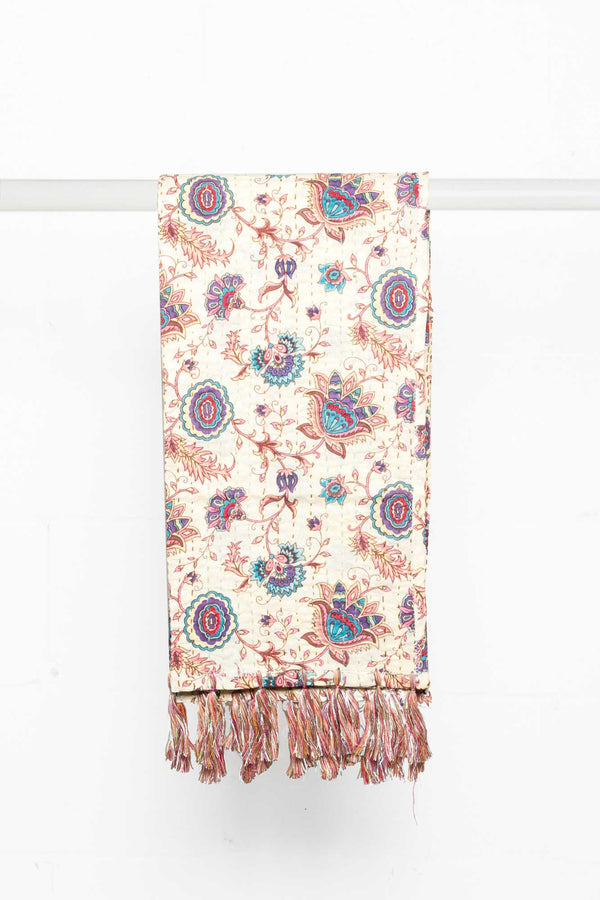 Scarves Winter Scarf 18" x 72" Multi-colored Eclectic, Bohemian, Traditional Scarf 7586 HomeRoots