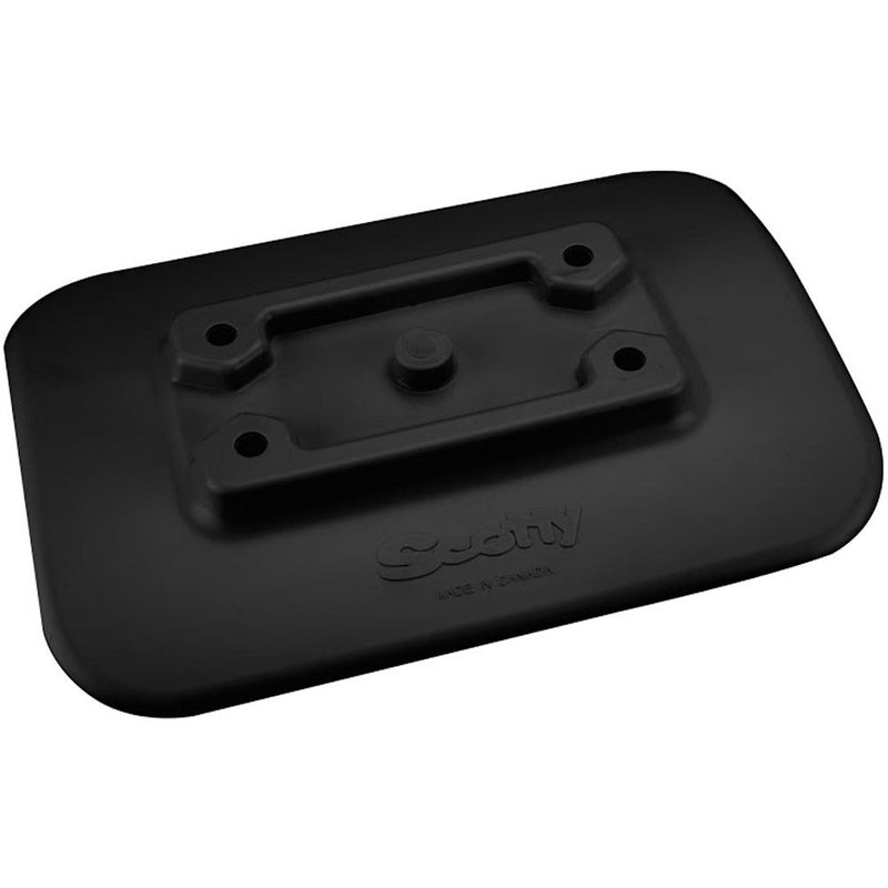 Scotty 341-BK Glue-On Mount Pad f-Inflatable Boats - Black [341-BK]-Rod Holders-JadeMoghul Inc.