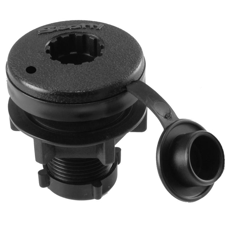 Scotty Compact Threaded Round Deck Mount [444-BK]-Accessories-JadeMoghul Inc.