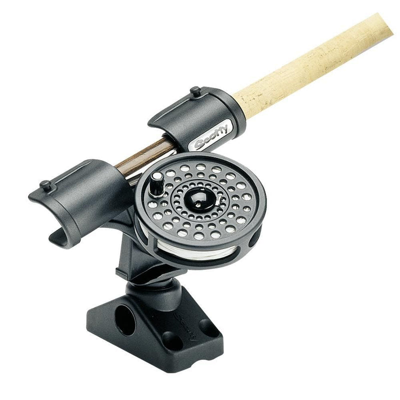 Scotty Fly Rod Holder w-241 Side-Deck Mount [265]-Rod Holders-JadeMoghul Inc.