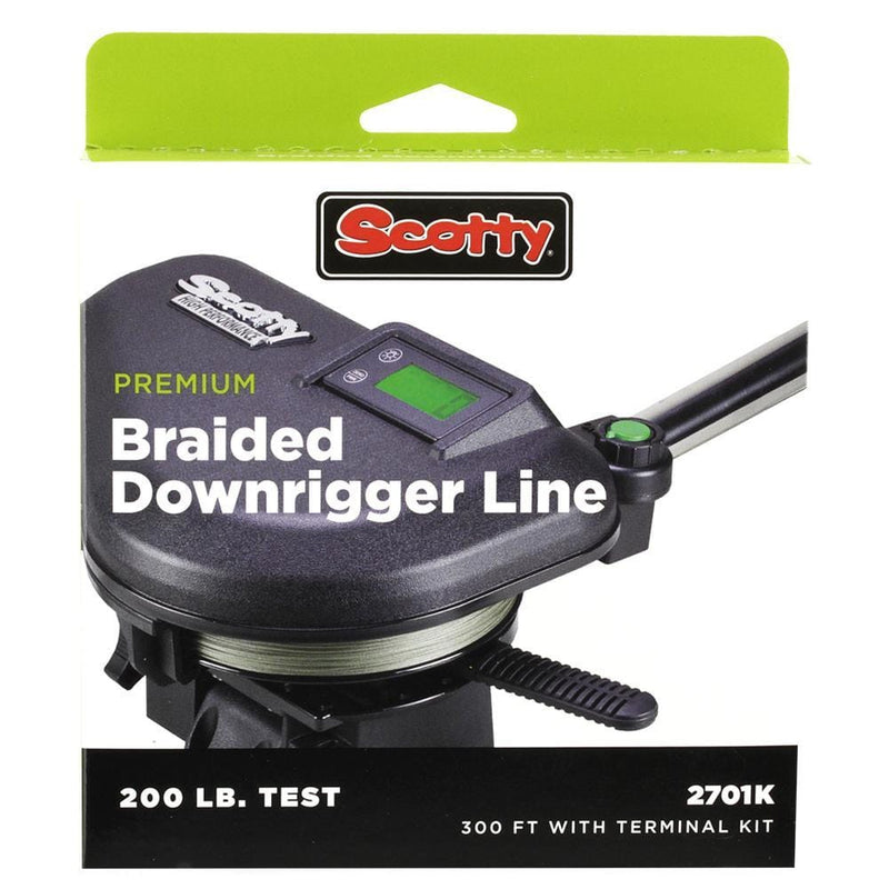 Scotty Premium Power Braid Downrigger Line - 400ft of 200lb Test [2702K]-Downrigger Accessories-JadeMoghul Inc.