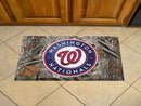 Custom Welcome Mats MLB Washington Nationals Scraper Mat 19"x30" Camo