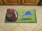 Scraper Mat Outdoor Welcome Mats NFL Detroit Lions Scraper Mat 19"x30" Ball FANMATS