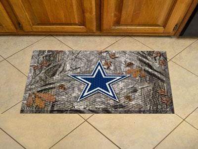 Scraper Mat Welcome Mat NFL Dallas Cowboys Scraper Mat 19"x30" Camo FANMATS